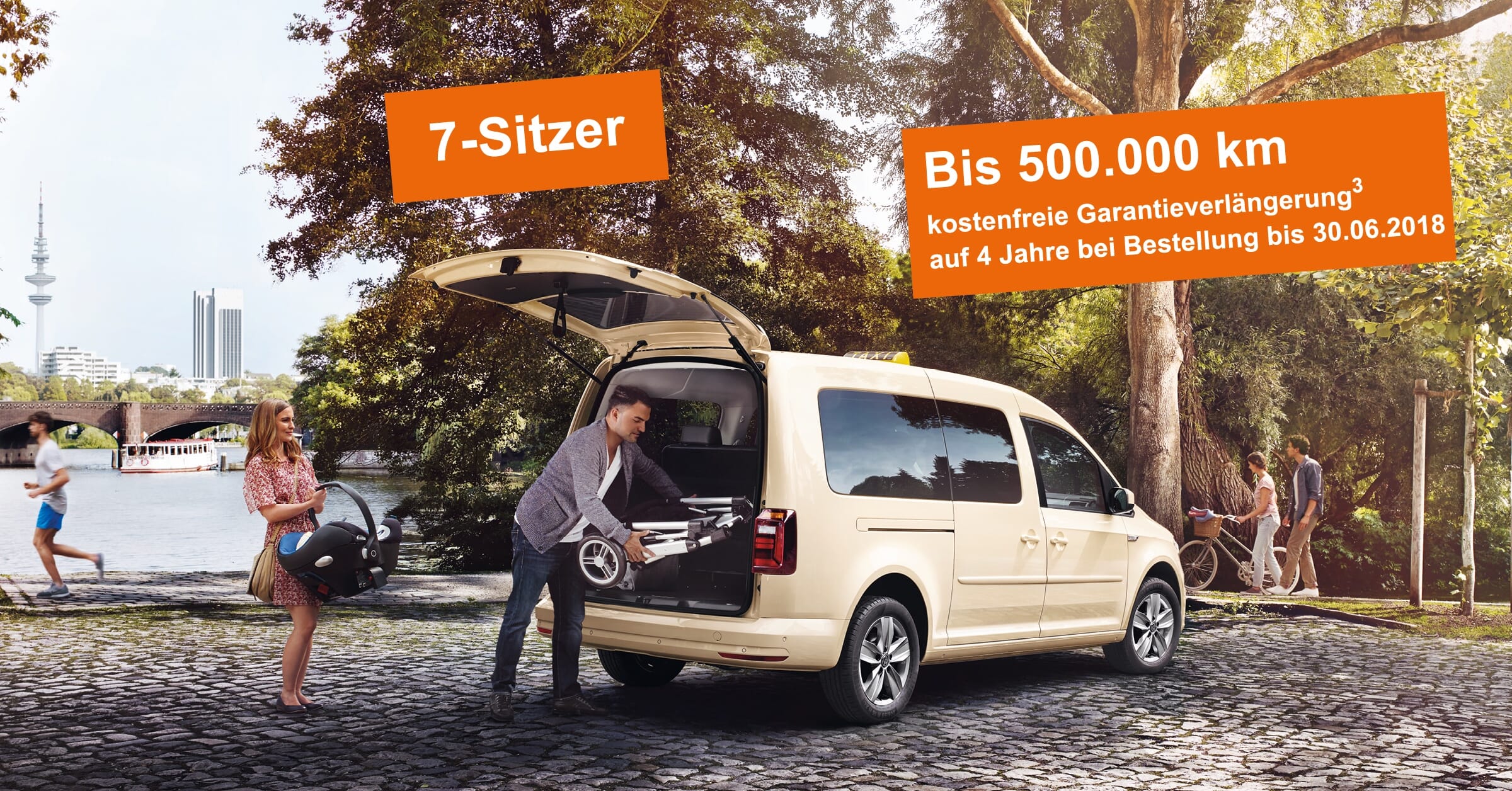 Volkswagen München Taxi Angebot VW Caddy