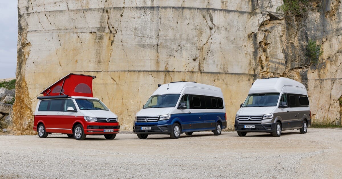 Der neue volkswagen California 30 Years, VW Grand California 600 und VW Grand California 680